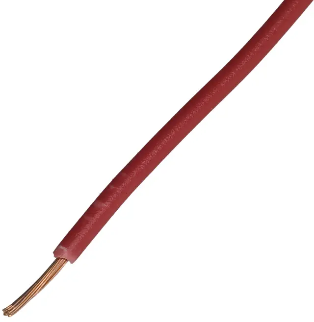 Provodnik, bakarni, PVC, H05V-K, 0.5mm², crveni — šifra 9239 | Kelco