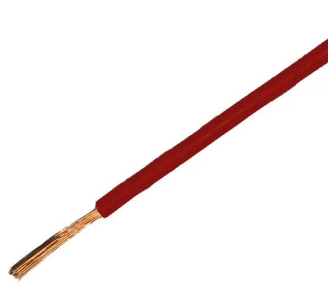 Provodnik, bakarni, PVC, H05V-K, 1.00mm², crveni — šifra 9244 | Kelco