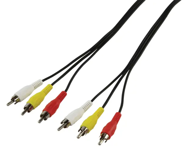 Kabl, 3 X RCA muški na 3 X RCA muški, 5 metara — šifra 9313 | Kelco — slika 4
