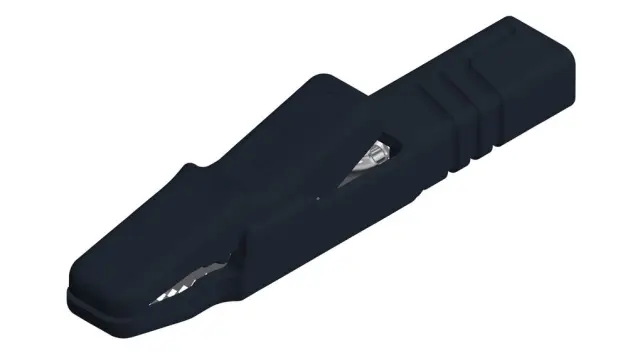Krokodilka, AK2S, Hirschman, crna, 25A/60VDC — šifra 9437 | Kelco
