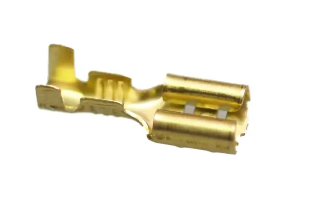 Flah utičnica za kabl, 4.8x0.5, 1.0mm Mesingana — šifra 9457 | Kelco
