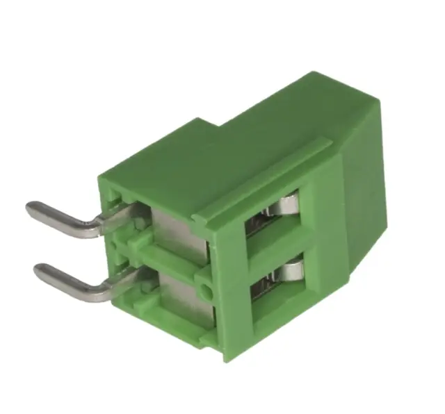 Redna stezaljka, 2-pol, 250V/25A, 4.0mm2, zelena, pod uglom od 90°, RM5 — šifra 9578 | Kelco — slika 2