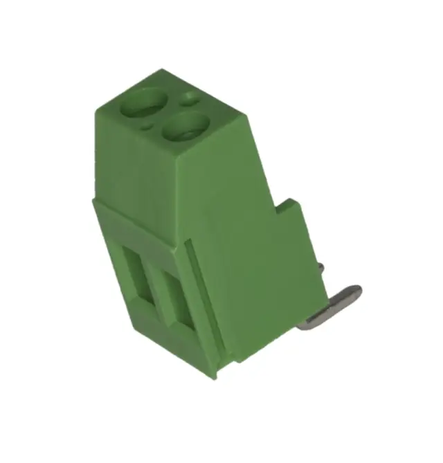 Redna stezaljka, 2-pol, 250V/25A, 4.0mm2, zelena, pod uglom od 90°, RM5 — šifra 9578 | Kelco — slika 3