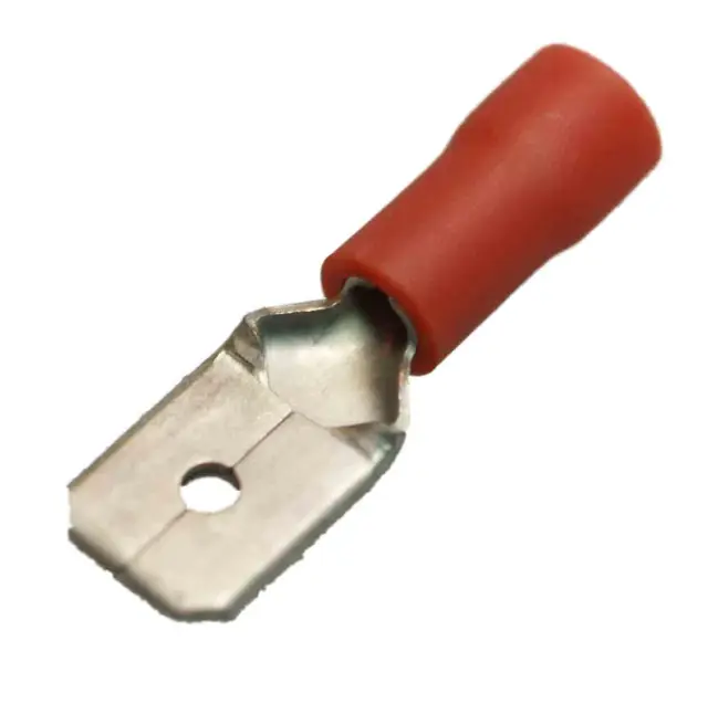 Flah za kabl, izolovani, crveni, 6.4x0.8, 0.5-1.5mm² — šifra 9917 | Kelco