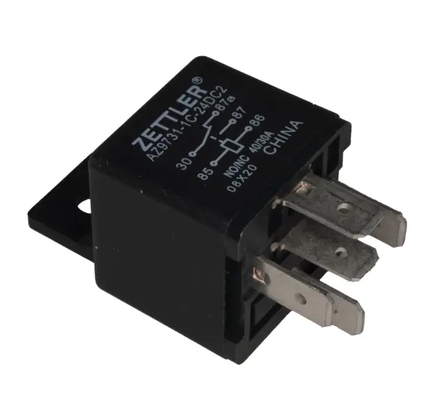 Relej, 1 X ON/OFF, SPDT, 40A, 24V, 360Ω, Zettler, automobilski relej — šifra 20856 | Kelco — slika 2