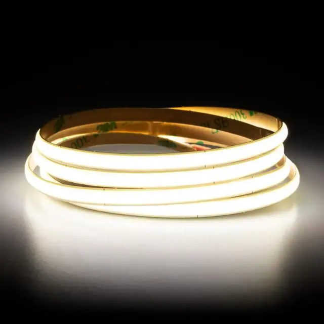 LED traka, COB strip flexible light strip, 12V, prirodno bela, 320 LED po metru, 4000K, 1 metar — šifra 23248 | Kelco