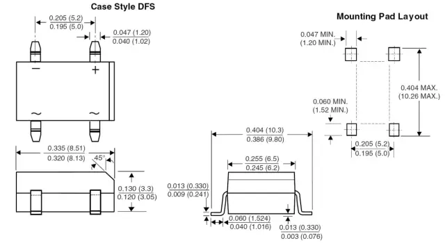 SMD GREC, 1A, 380V(RMS), DFS — šifra 15468 | Kelco — slika 2