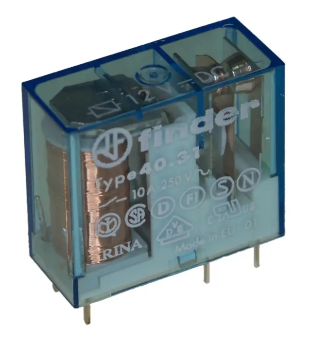 Relej, 1 X ON/OFF, SPDT, 10A, 24V, 900Ω, Finder — šifra 8774 | Kelco