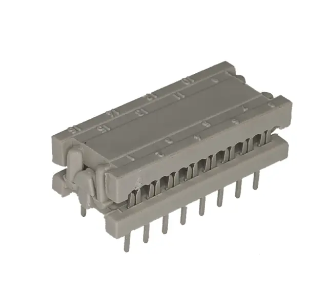 Konektor za IC-ponožja, 14pol, RM7.62 — šifra 12503 | Kelco