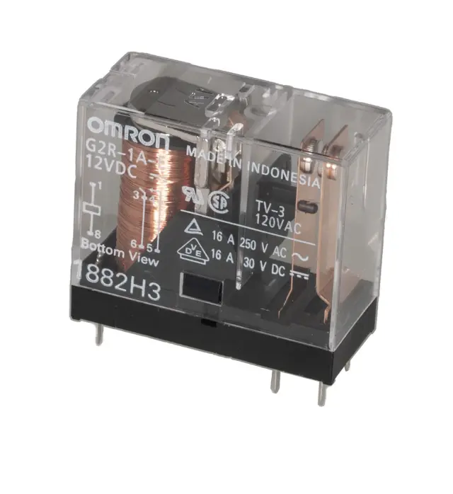 Relej, 1 X ON, SPST-NO, 16A, 24V, 1100Ω, Omron — šifra 22137 | Kelco