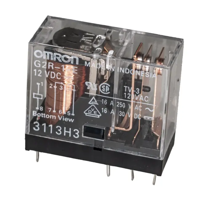Relej, 1 X ON/OFF, SPDT, 16A, 24V, 1100Ω, Omron — šifra 23095 | Kelco