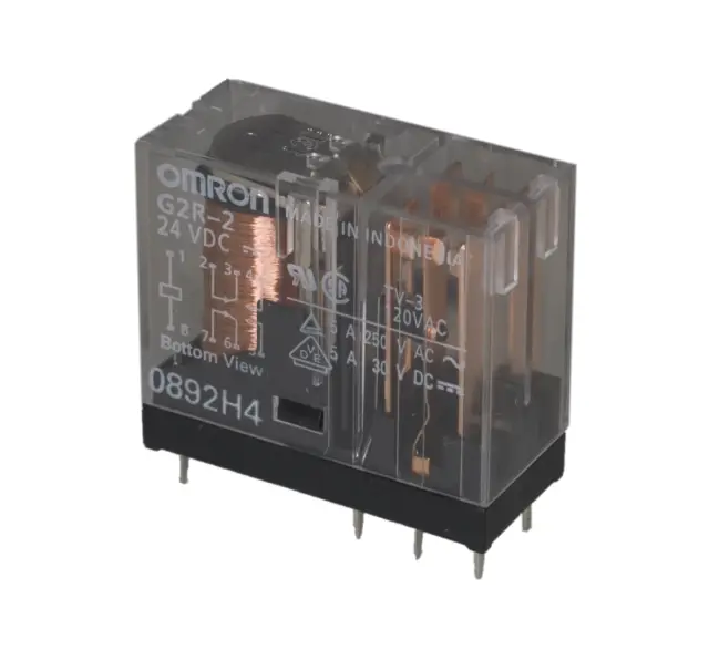 Relej, 2 X ON/OFF, DPDT, 5A, 12V, 275Ω, Omron — šifra 22755 | Kelco