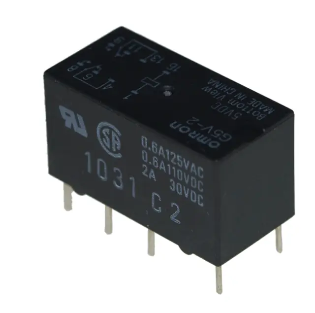 Relej, 2 X ON/OFF, SPDT, 2A, 12V, 288Ω, Omron — šifra 8409 | Kelco