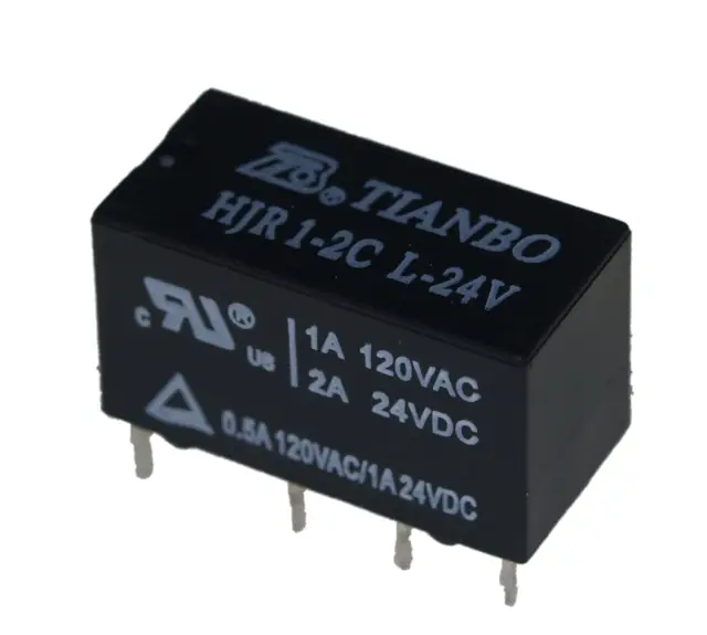 Relej, 2 X ON/OFF, DPDT, 2A, 12V, 720Ω, Tianbo — šifra 16010 | Kelco