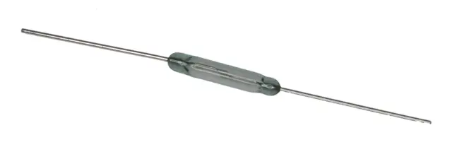 Reed kontakt, 1 x ON, 0.5A, 10W, 200V DC, AW15-20, 10x2 — šifra 10467 | Kelco