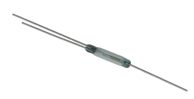 Reed kontakt, 1 x ON/OFF, 0.25A, 3W, 175V DC, AW15-20, 14x2.5mm — šifra 10469 | Kelco