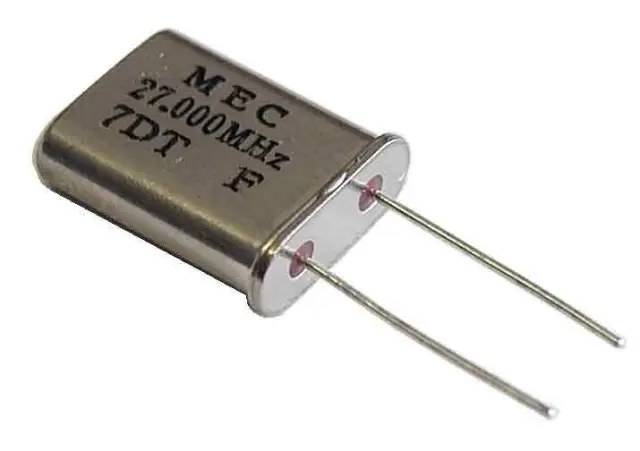 Kristal  18.432.000 Hz = 18.432 MHz, HC49/U — šifra 6958 | Kelco