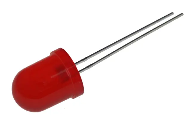 LED, 10mm, Crvena, 625nm, — šifra 17545 | Kelco