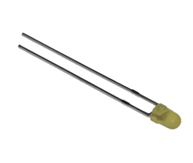 LED 3mm, Žuta, Low Current, Liteon, — šifra 17135 | Kelco