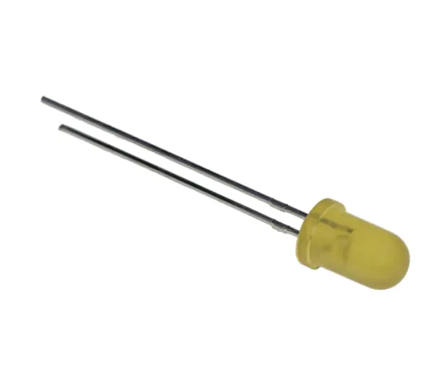LED 5mm, Žuta, Liteon, Low Current, — šifra 19435 | Kelco