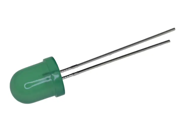 LED 8mm, Zelena, 525nm, — šifra 18011 | Kelco