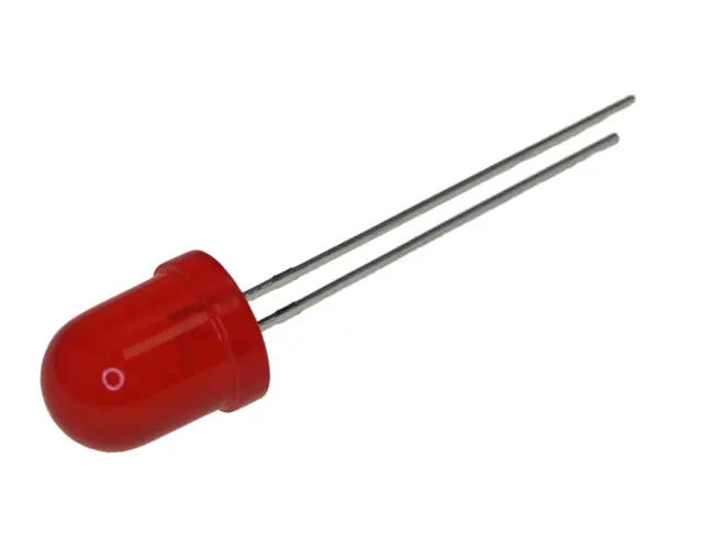 LED 8mm, crvena, 620nm, — šifra 18003 | Kelco