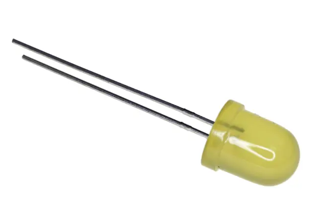 LED 8mm, žuta, 588nm, — šifra 17998 | Kelco