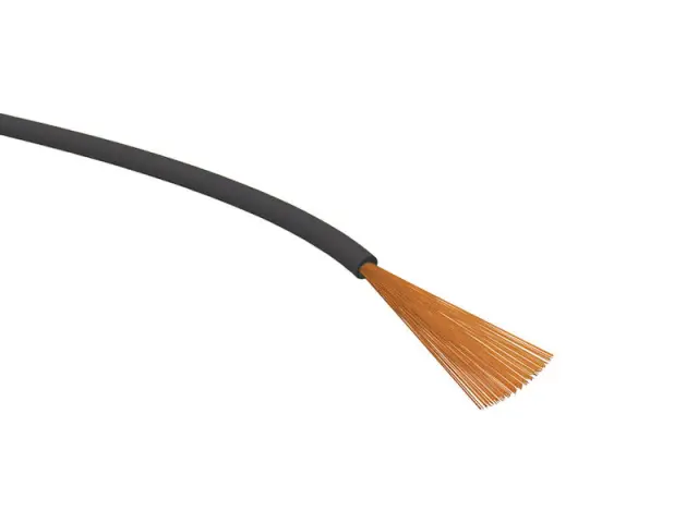 Provodnik, LIFY, 0.14mm², crni, Fi=1.0mm, bakarni, 300V, ekstremno savitljiv, formacija 72x0.05mm — šifra 24341 | Kelco