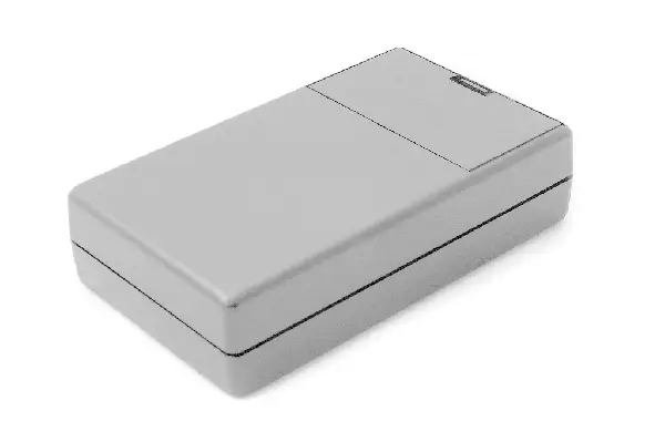Kutija, plastična, 102.5 X 61.5 X 26mm, siva — šifra 10294 | Kelco