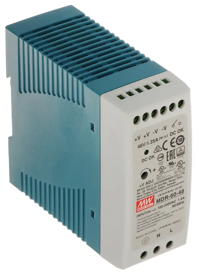 SPS DIN-Rail 60W 12V/5A — šifra 21434 | Kelco