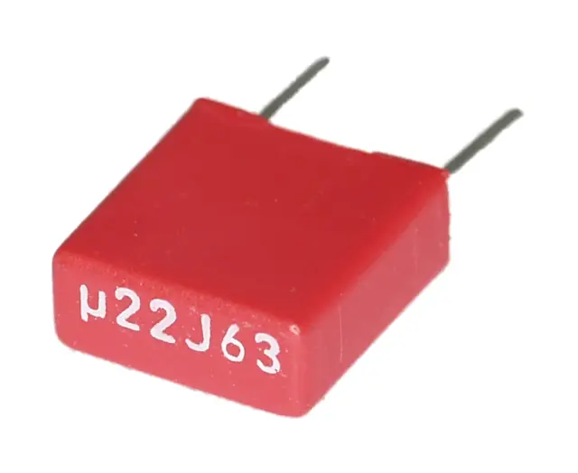 Kondenzator, metalizirani poliester, 2.2µF, 63V, 5%, RM5, Wima — šifra 9717 | Kelco
