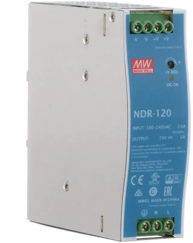 SPS DIN-Rail 120W 12V/10A — šifra 23731 | Kelco