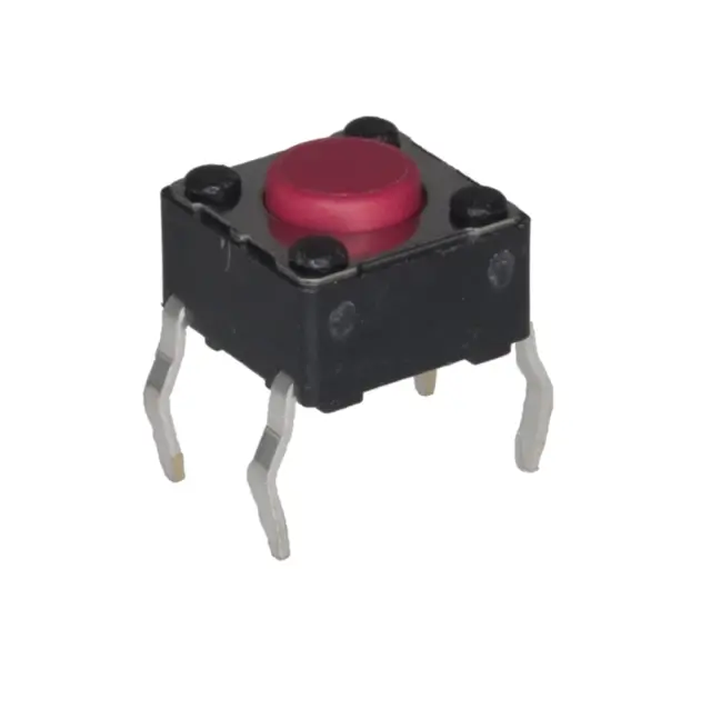 Mini-Taster, 6x6mm, 4 pina, za print montažu, H=4.3mm, sila pritiska 2.6N — šifra 8662 | Kelco