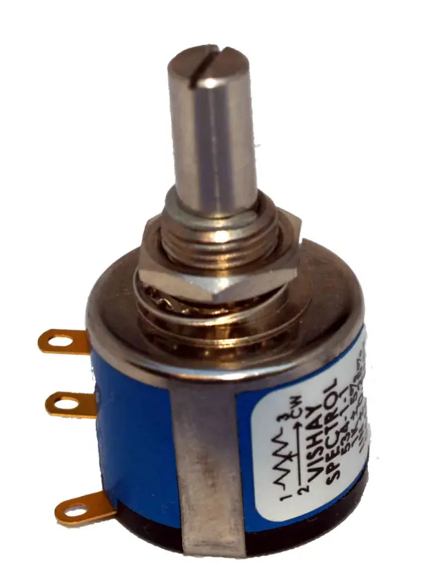 Potenciometar, 2KΩ, višeobrtni, 2W, Spectrol, Tip 534 — šifra 9943 | Kelco