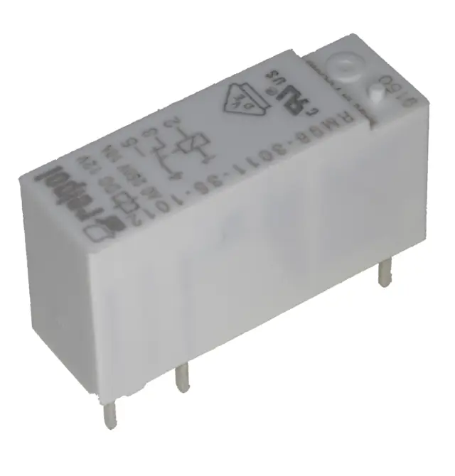 Relej, 1 X ON/OFF, SPDT, 8A, 12V, 660Ω, AgSnO2, RM3.2mm, Relpol, RM96-3011-35-1012 — šifra 19536 | Kelco