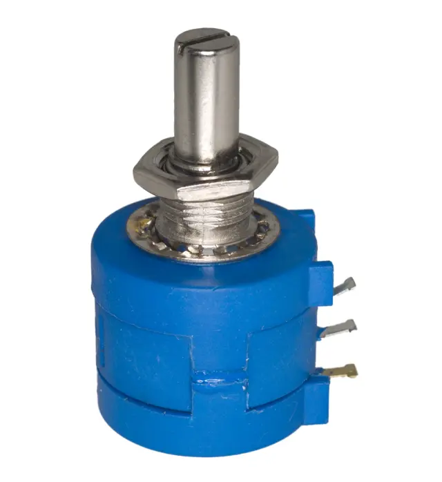 Potenciometar, 100KΩ, višeobrtni, žičani, 3600°, 2W, serija 3590 — šifra 17475 | Kelco