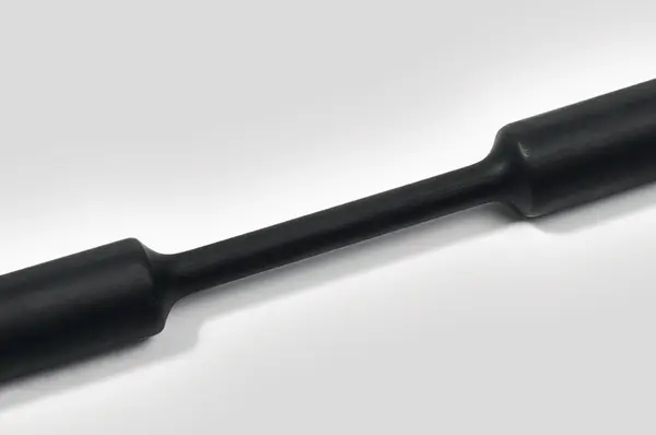 Termo bužir, 3mm, 0.6m, crni, skupljanje 3:1, sa lepkom, vatrootporan — šifra 21052 | Kelco