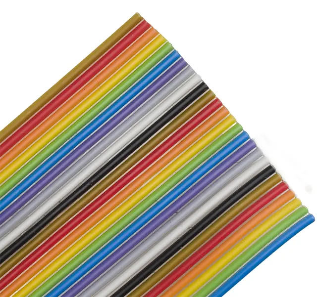 Kabl, trakasti, AWG28, 26 žila, color, 0.08mm² — šifra 14536 | Kelco