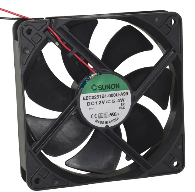 Ventilator, 12VDC, 120x120x25mm — šifra 15582 | Kelco