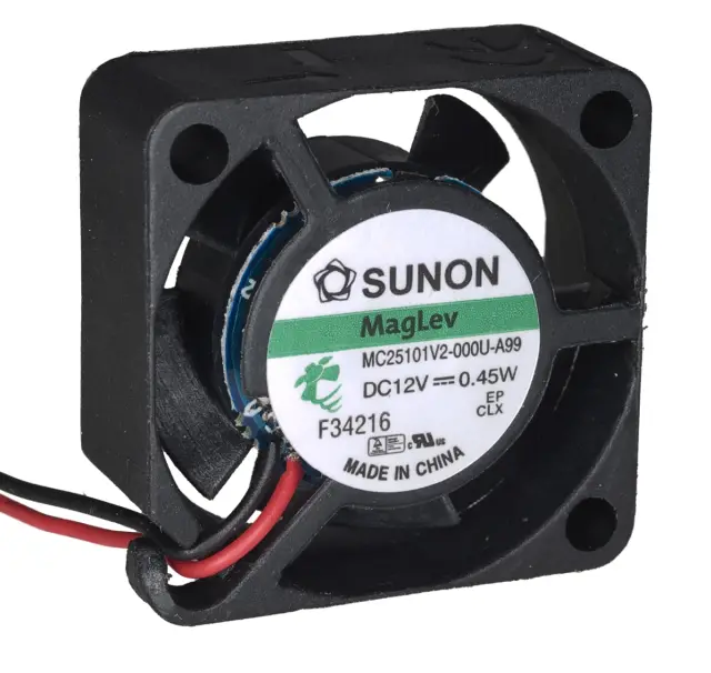 Ventilator, 12VDC, 25x25x10mm — šifra 16236 | Kelco