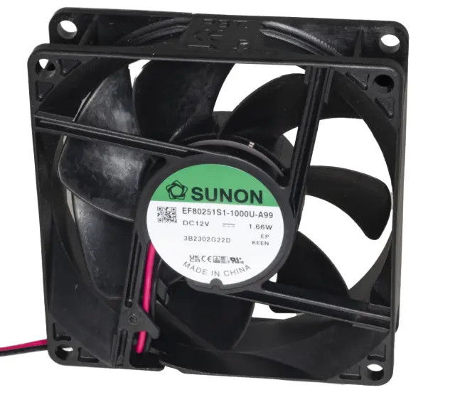 Ventilator, 12VDC, 80x80x25mm — šifra 22803 | Kelco