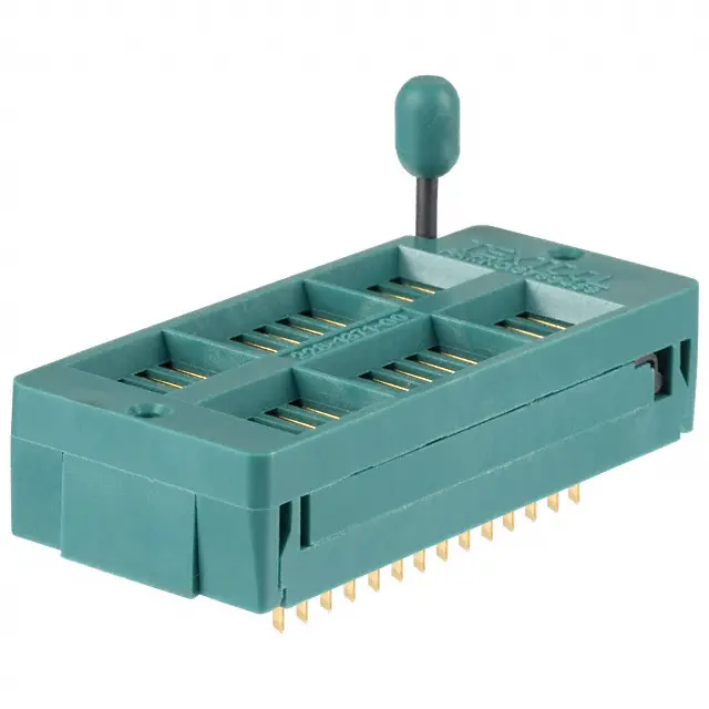 IC podnožje, ZIF 28 pina, RM=15.24mm, Textool — šifra 6583 | Kelco
