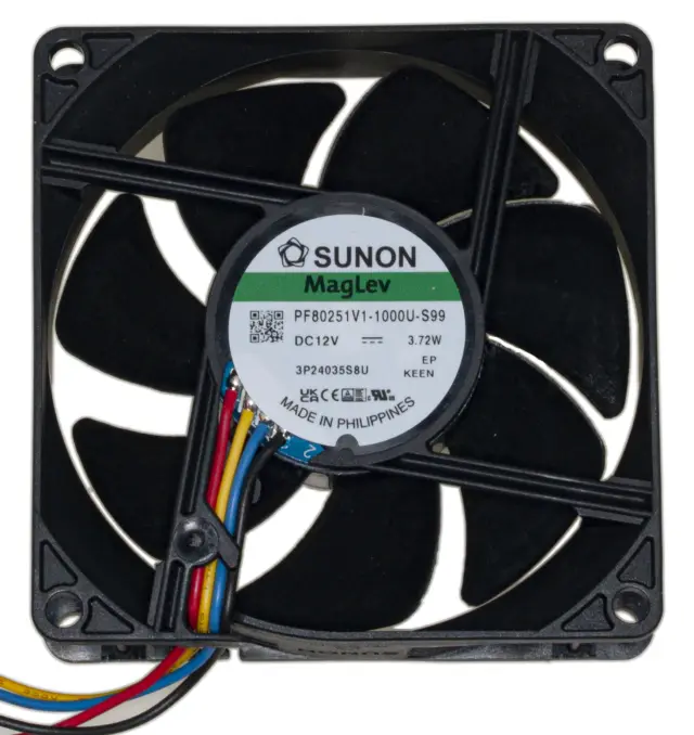 Ventilator, 12VDC, 80x80x25mm, PWM kontrola, kabl sa 4 žice — šifra 24420 | Kelco