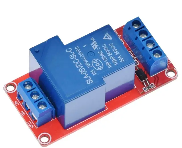 Jednokanalni modul, sa relejom, 5V/30A, High/Low level, optokaplerski izolovan — šifra 24550 | Kelco