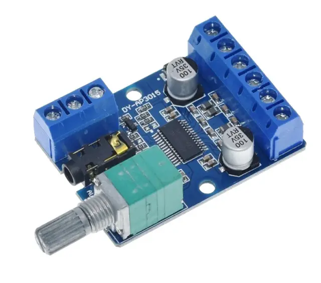 Audio pojačavač, AP3015, DC8-24V, 2X30W, Class D — šifra 24560 | Kelco